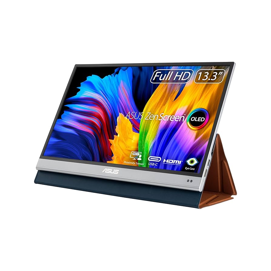 ASUS ポータブルモニター/MQシリーズ/13.3型/MQ13AH Amazon.com: ASUS ZenScreen OLED 13.3” 1080P Portable USB